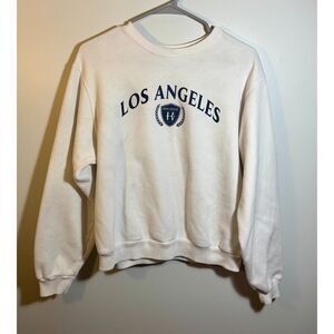 Hollister Women’s “Los Angeles” Graphic Crewneck Sweatshirt – Size S, Pullover